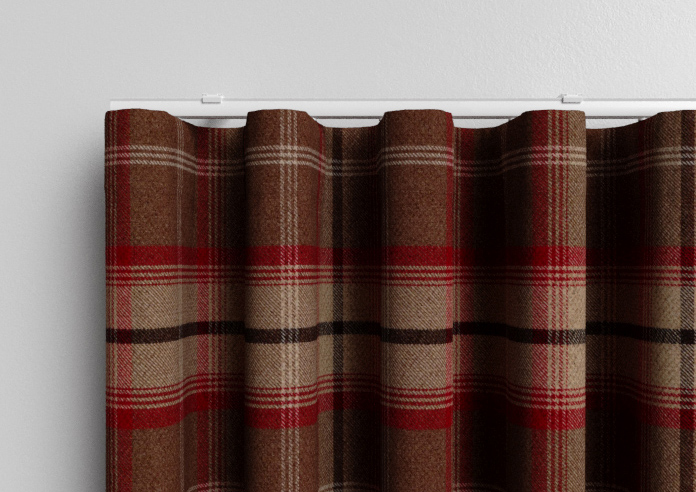 Highland, Rosso - Made to Measure Curtains - Image 13